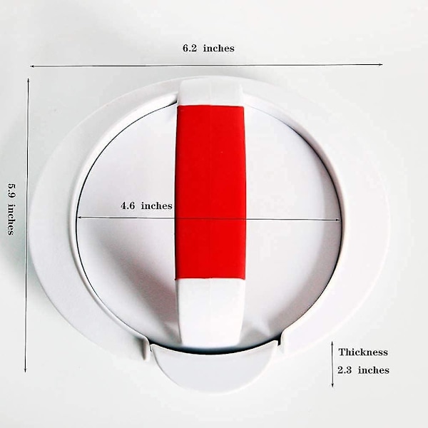 Hamburger Patty Maker hamburgerform Perfekt størrelse 5 tommers hamburgerform ring Enkel frigjøring rund hamburgersti Press for grill Tilbehørspakke (1 stk