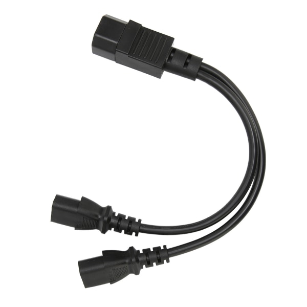 IEC320 C14 til 2 X C13 Hunn Y-Splitter Strømkabler 1 inn 2 ut 2500W 10A 250V Strømforlengelseskabel for LCD-skjermer