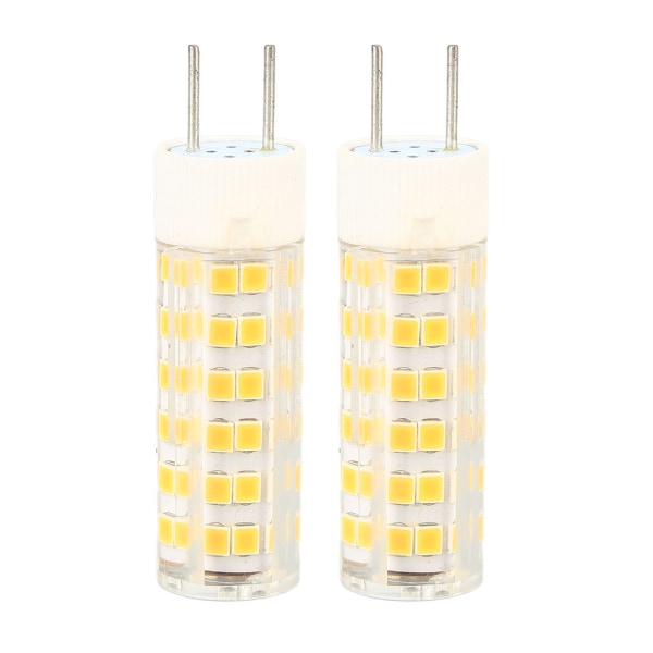 2 stk. G8 LED-pærer PC-stiftsbase G8 76 LED-lys Letvægts 6W 540LM Dæmpbar pære til hjem, butik, kontor, bibliotek 100-130V