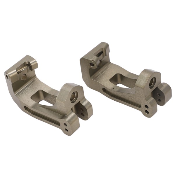 2 stk RC Front Caster Block C Hub Aluminium Alloy 1/8 for Traxxas Sledge Cart 95076‑4 Ti Farge