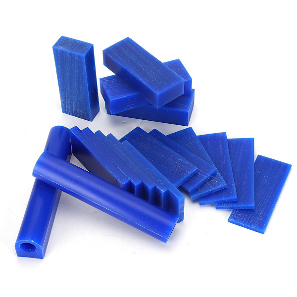 Smykker Ring Mold Voks Tube Smykker Ring Making Gravering Sheet Sett Blue