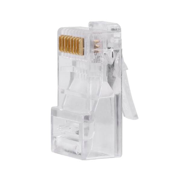 100 kpl / LOT Cat5 Cat5e verkko-Internet-liitin RJ45 8P8C kaapeli Modulaariset pistokepäät