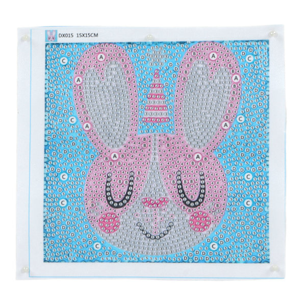 5D Diamantmålningar Cartoon Bunny Handcraft DIY Strassmålning för vardagsrum Sovrum Kontor