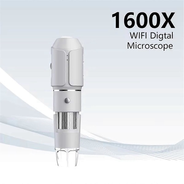 Digitalt Mikroskop WiFi Lomme Håndholdt USB Mikroskoper Hvid48