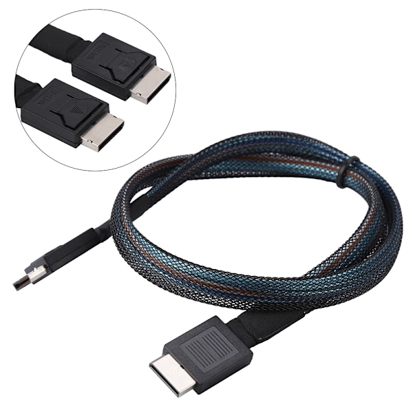 Cabledeconn SFF-8611 TIL SFF-8611 Server Højhastigheds HDD Datatransmissionskabel 0,5M