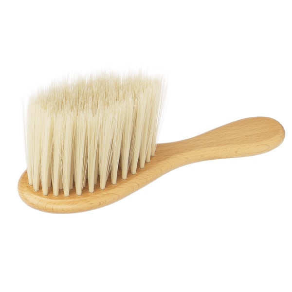 Face Duster Brush Nylon Professional Bøgetræ Blød Ren Neck Duster Børster til Barber