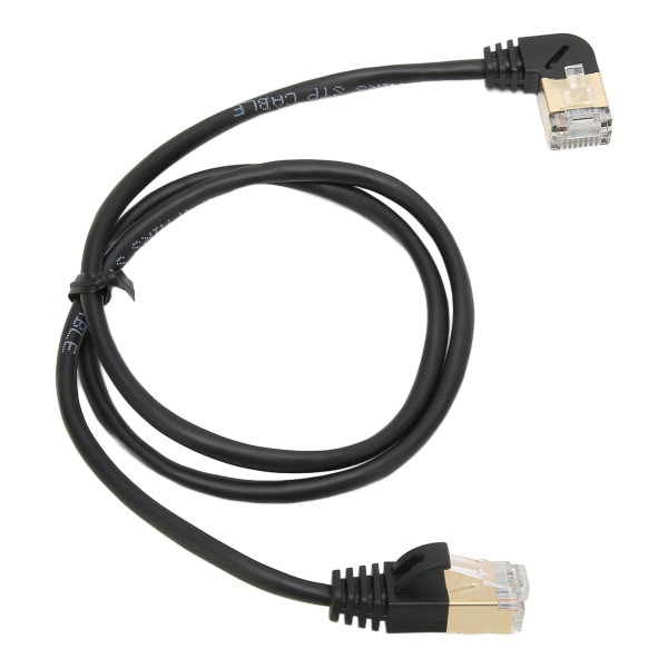 CAT8 Ethernet-kabel 0,6 m höghastighets CAT8 guldpläterad OD 3,8 mm hane till hane RJ45 fiberoptisk nätverkskabel