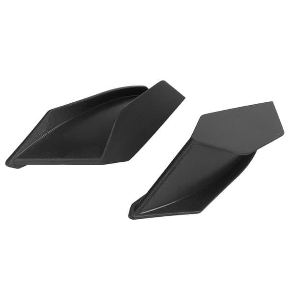Motorcykel Aerodynamiske Winglets Spoiler Ving Universal Modificerings Tilbehør Sort