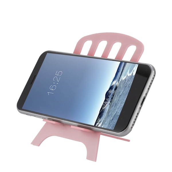 2 stk. Holdbar brakett for mobiltelefon for smarttelefon nettbrett bordtilbehør rosa