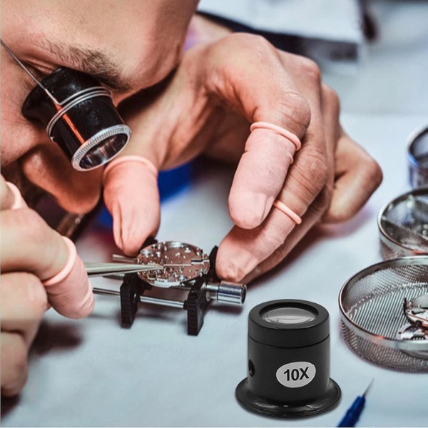Set - 5-osainen set 3x, 5x, 10x, 15x ja 20x suurennuksella - Ihanteellinen korujen ja watch korjaukseen