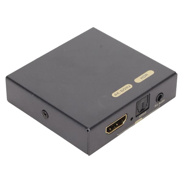 HD Multimedia Interface Lydudtrækker Version 2.0 4K 60Hz Optisk 5.1 Kanal til 3.5mm Lydudtrækker 100‑240V US Stik