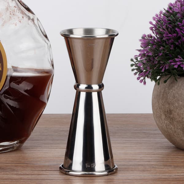 30/45 ml rustfritt stål vin cocktail shaker dobbel jigger bartending måleverktøy bartilbehør