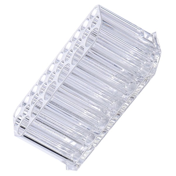 Eyeliner-holder Organizer til kvinder 26 slots Transparent Lip Liner Organizer Eyebrow Pencil Organizer til Makeup Brushes