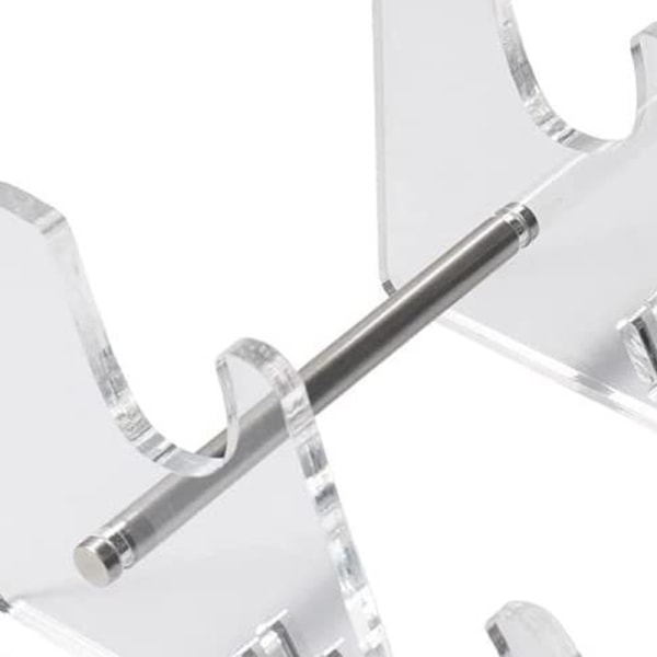 Tastatur Oppbevaringsstativ Avtakbart Klar Akryl Heving Tilt Mekanisk Tastatur Display Stand for Home 3 Layer
