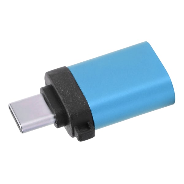 USB3.0 Hunn til TypeC Adapter Converter Ladedata OTG Stretch Head uten kjede (blå)