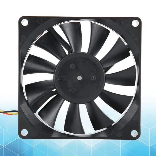 8 cm 12 V 0,50 A 5300 rpm køleventilator 4 ledninger PWM temperaturstyring køler til mainframeboks