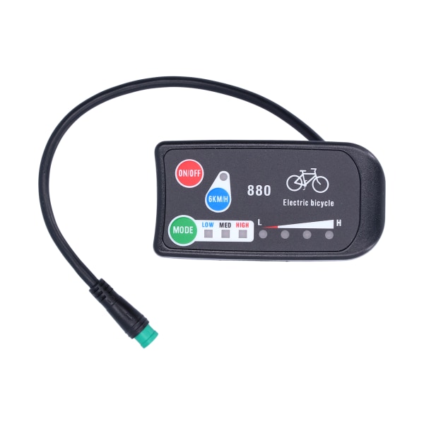 Elektrisk cykel til KT‑LED880 display E‑Bike 36V 48V display meter E‑Bike tilbehør