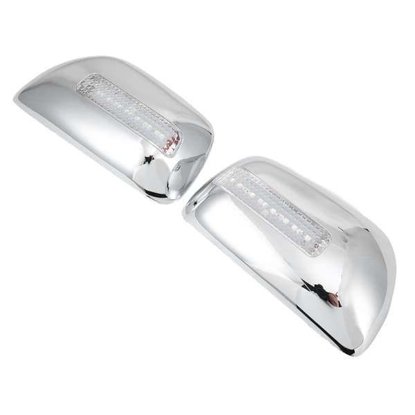 2 st. backspegelskydd, galvaniserade med LED-skydd, passar för RAV4 2001–2005