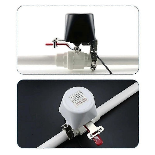 Elektrisk Automatisk Gasledningsmanipulatorventil DN15 DN20 DN25 kompatibel med Gasvattenlarm 12V Avstängningskulventil (A)