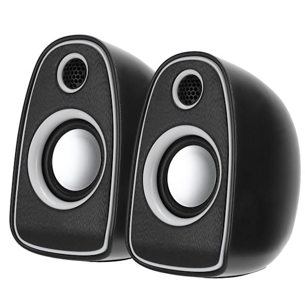 Q5 Bärbar Mini Hi-Fi Digital Högtalare ABS Skrivbord USB 3,5 mm Stereoingång Röstlåda