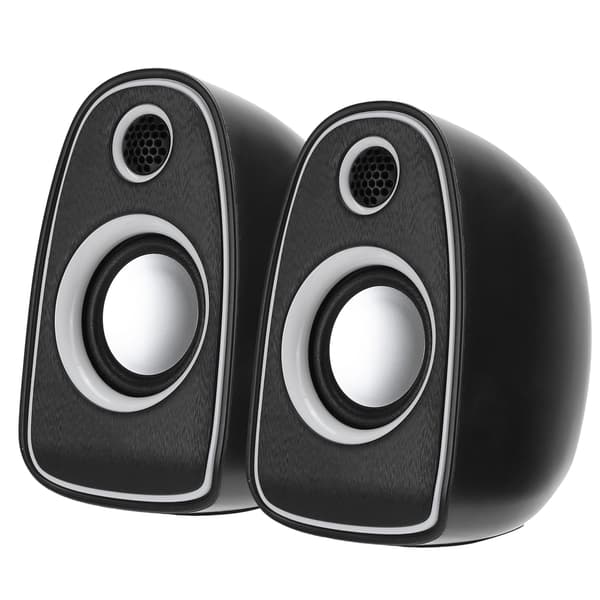 Q5 Bærbar Mini Hi-Fi Digital Højttaler ABS Desktop USB 3.5mm Stereo Input Stemmeboks