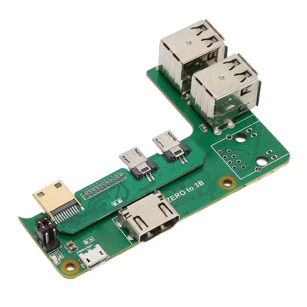 Utvidelseskort 4 USB High Definition Multimedia Interface hunn for Raspberry Pi for Zero 2W til 3B utvidelseskort