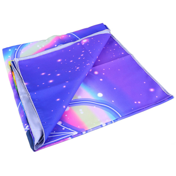 Blacklight Gobelin Sid i Meditation Fluorescerende Effekter Blød Holdbar UV-reaktiv Gobelin til Soveværelse Stue GTYJ(55) 150x130cm/59.1x51.2in