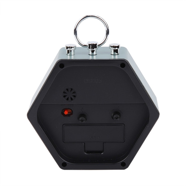 Silent Soft Wake Up Alarm Clock Kids Wake Up Clock Timer digitalt ur (grøn)