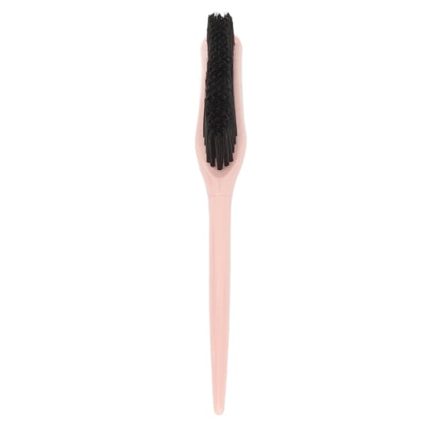 Hårborste 3 rader nylon ger volym ergonomisk bärbar hårstyling råttsvansborste för salong rosa