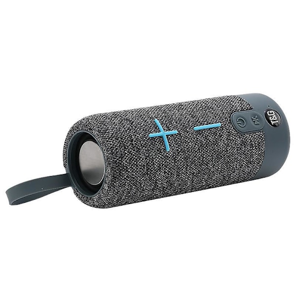 Kannettava Bluetooth-langaton kaiutin, syvä basso, voimakas 360° ääni, kelluva, -Harmaa
