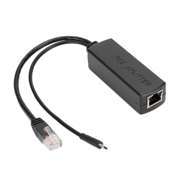 Ethernet DC48V - DC5V Power POE Splitter Adapter Injector Module USB liitin