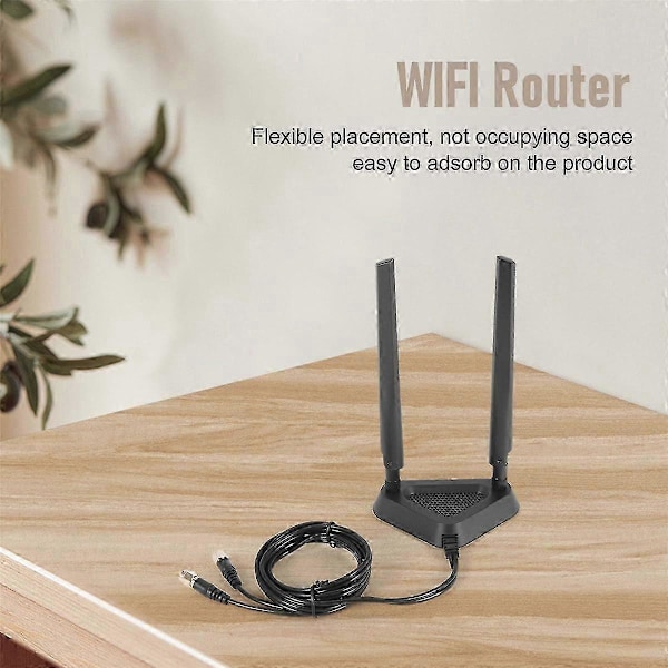 2.4G/5G Dual Frekvens Skjøteledning Antenne Wifi Ruter Trådløst Nettverkskort 8Db Sma Antenne Magnetisk Sugebase
