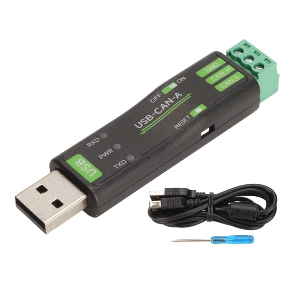 USB til CAN-adapter 5 kbps til 1 Mbps 4-modus STM32F103 Chip Onboard TVS USB til CAN-analysator for bussdatadatamaskin