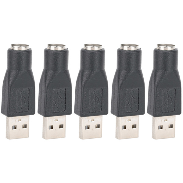 5PCS USB Hane till för PS/2 Hon Adapter Converter för tangentbordsmus med för PS/2 gränssnitt