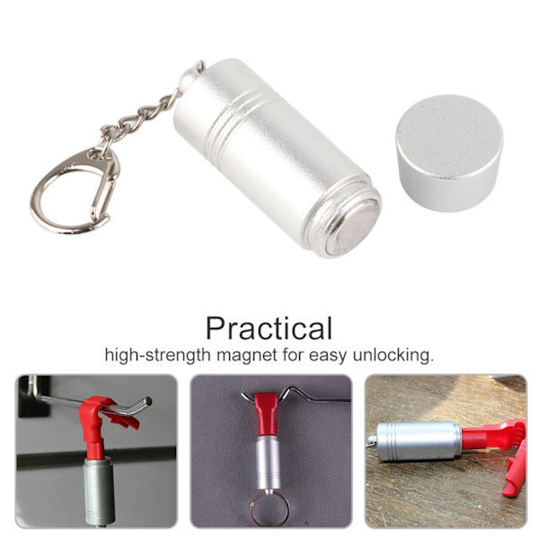 Mini Magneettinen Golf Tag Detacher Unlock Eas Hard Tag Security Remover