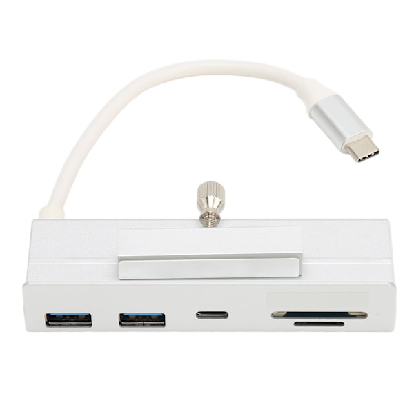 OS X AIO PC:lle tarkoitettu USB C -keskitin 6-in-1 USB3.1 Gen2 10 Gbps Plug and Play Type C -kiinnityskisko 24 tuuman tietokoneen siirtoon