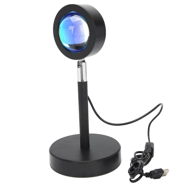Solnedgangsprojektorlampe USB nattbordslampe skytefyllingslampe for direktesending
