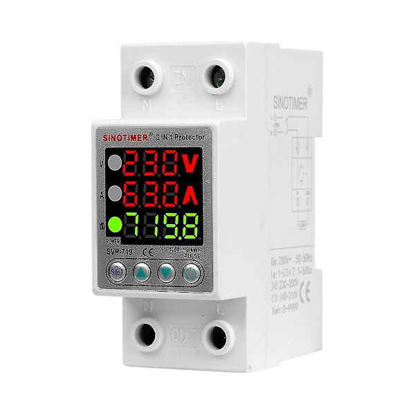 Svp-719 Justerbar Selvkompounderende Intelligent Overspenningsvern Strømbegrensende Forsinkelse Med Pow-B5
