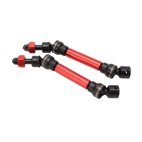 RC Drivaksel Sæt Aluminium Legering Stål Forreste Bageste Drivaksel RC Tilbehør til Arrma 1/10 3S Senton Rød