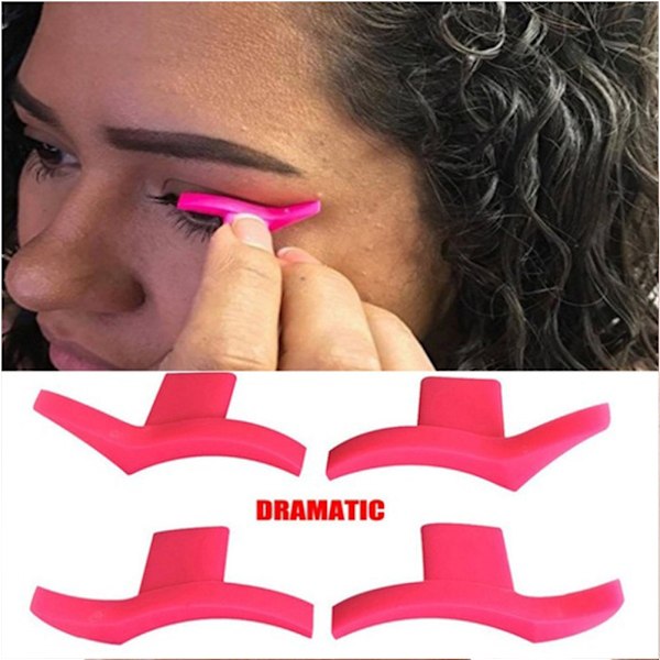 Eyeliner-mallar Stencilmodeller Professionell Makeup Ny Wing Style Cat Eye Wing Eyeliner Stamps