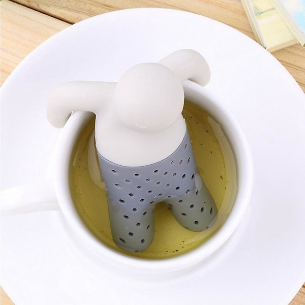 Silikon Te-Infuser - Dinosaur og Dovendyr Formet - Fødevarekvalitet, Vaskbar og Miljøvenlig