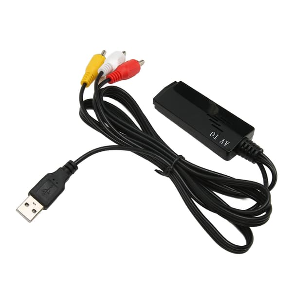 RCA till HD Multimedia Interface-omvandlare Stöder 1080P USB-strömförsörjning AV till HD Multimedia Interface-adapter