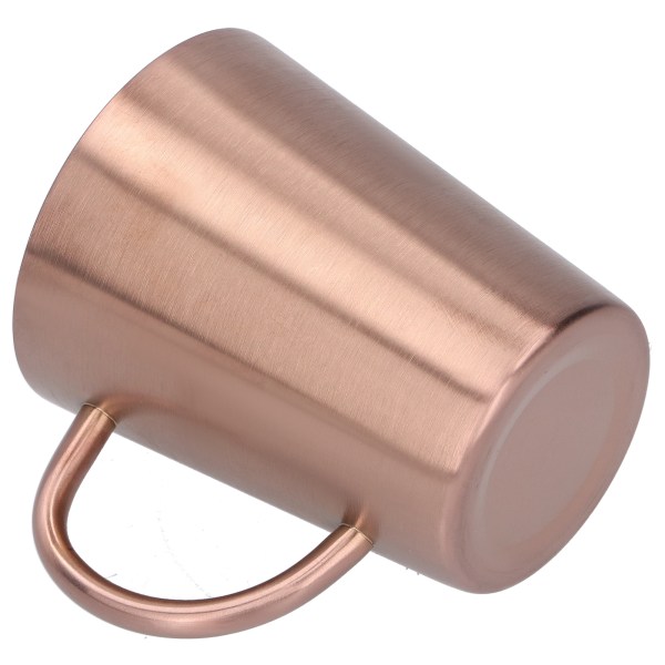 340 ml 304 ölmugg i rostfritt stål Kaffevattenkopp med handtag Dubbelvägg DryckesgodsRose Gold