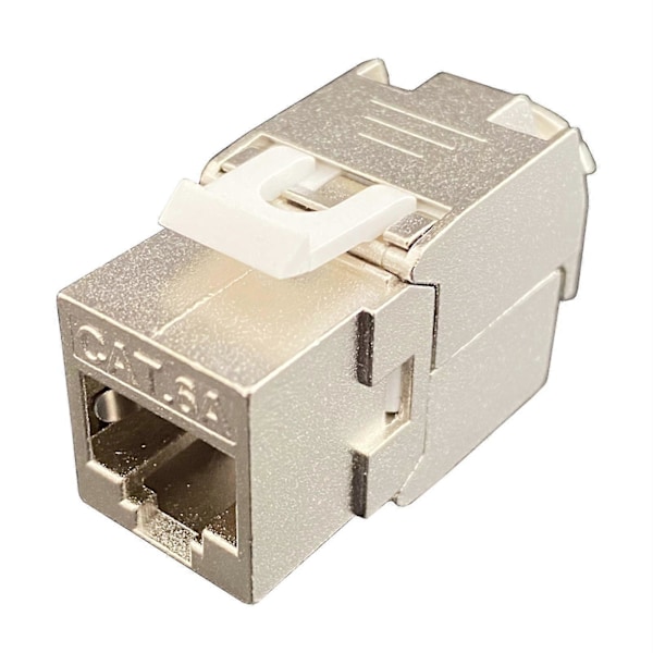 Rj45 Keystone Netværk Værktøjsfri Keystone Jack Modul Fuld Skærmet Zinklegering