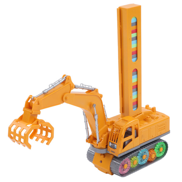 Domino Engineering Vehicle Toys Elektrisk Engineering Truck Toys Sæt med Lyd og Lyseffekt til Børn