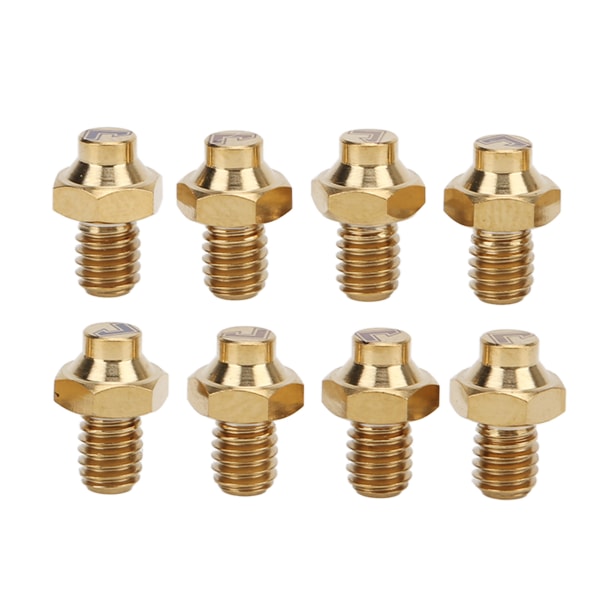 RISK 8 stk. Mountainbike pedalbolte Titanium legering Anti-slip cykelpedal Skruer Pins Bolte M4x5mm Guld