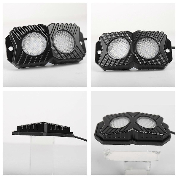 LED Rock Lights RGB Rock Lights Fjernkontroll LED Neon Underglow Lys