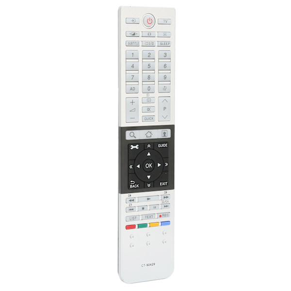 Universal erstatningsfjernbetjening kompatibel til Toshiba CT 90430 CT 90429 CT 90427 CT 90428 CT 90444 4K UHD-tv'er
