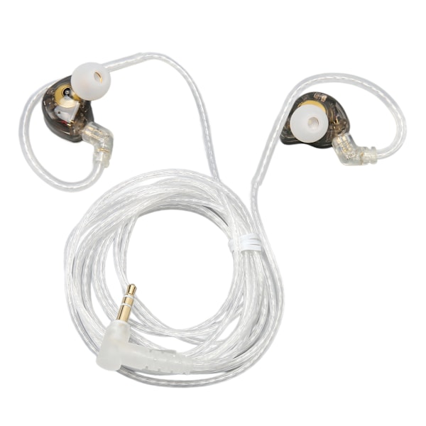 KZ ZS10 PRO X -langalliset kuulokkeet - 1DD 4BA hybridiajuri - HiFi - irrotettava hopeoitu 0,75 mm 2-pin-kaapeli