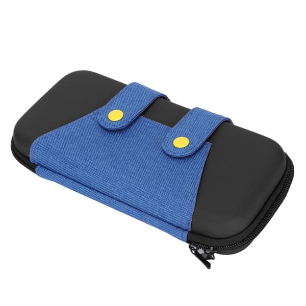 Til Switch Lite Bæretaske EVA Rejsebæretaske til Spillekonsol Tilbehør med Dobbelt Lynlåsrum Sort Blå Til Switch Lite